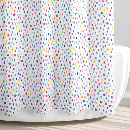 Multi Confetti Dot Shower Curtain - Allure Home Creation