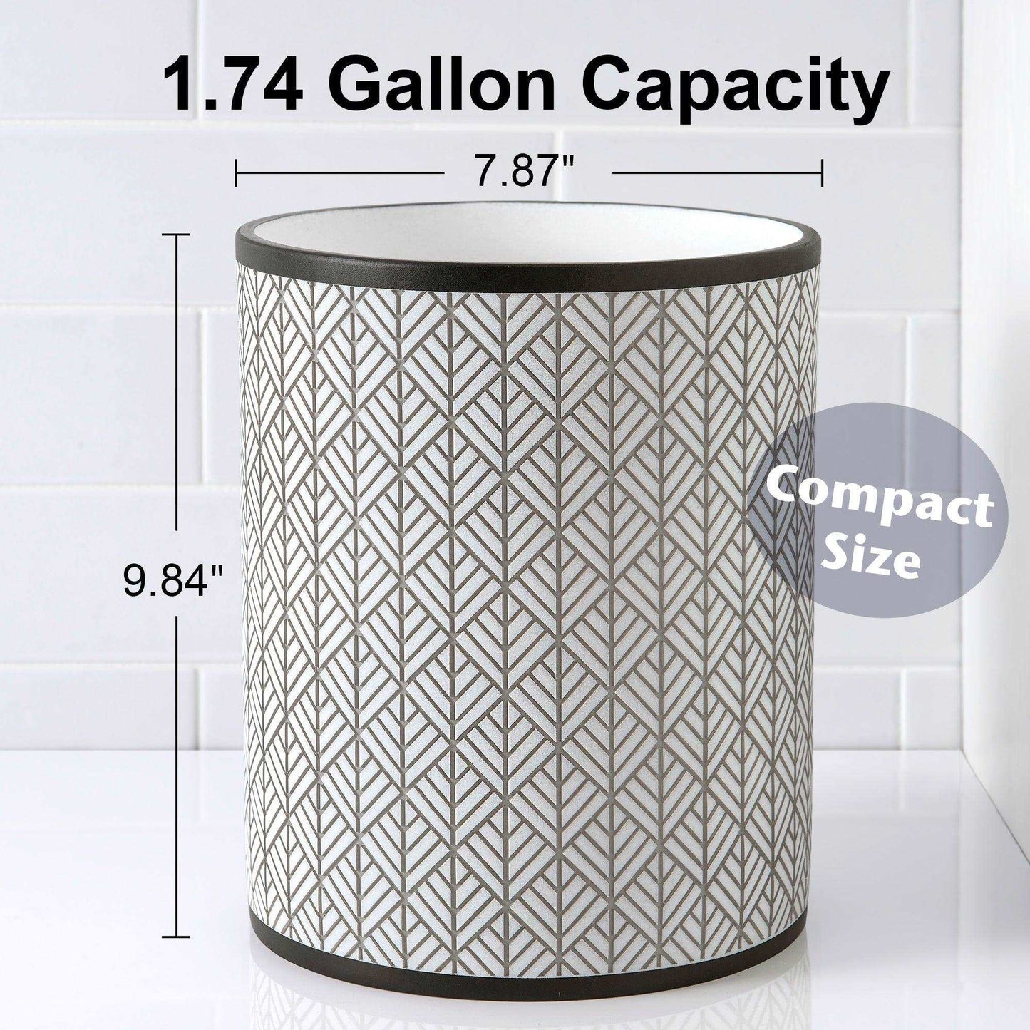 Shelby Wastebasket - Allure Home Creation