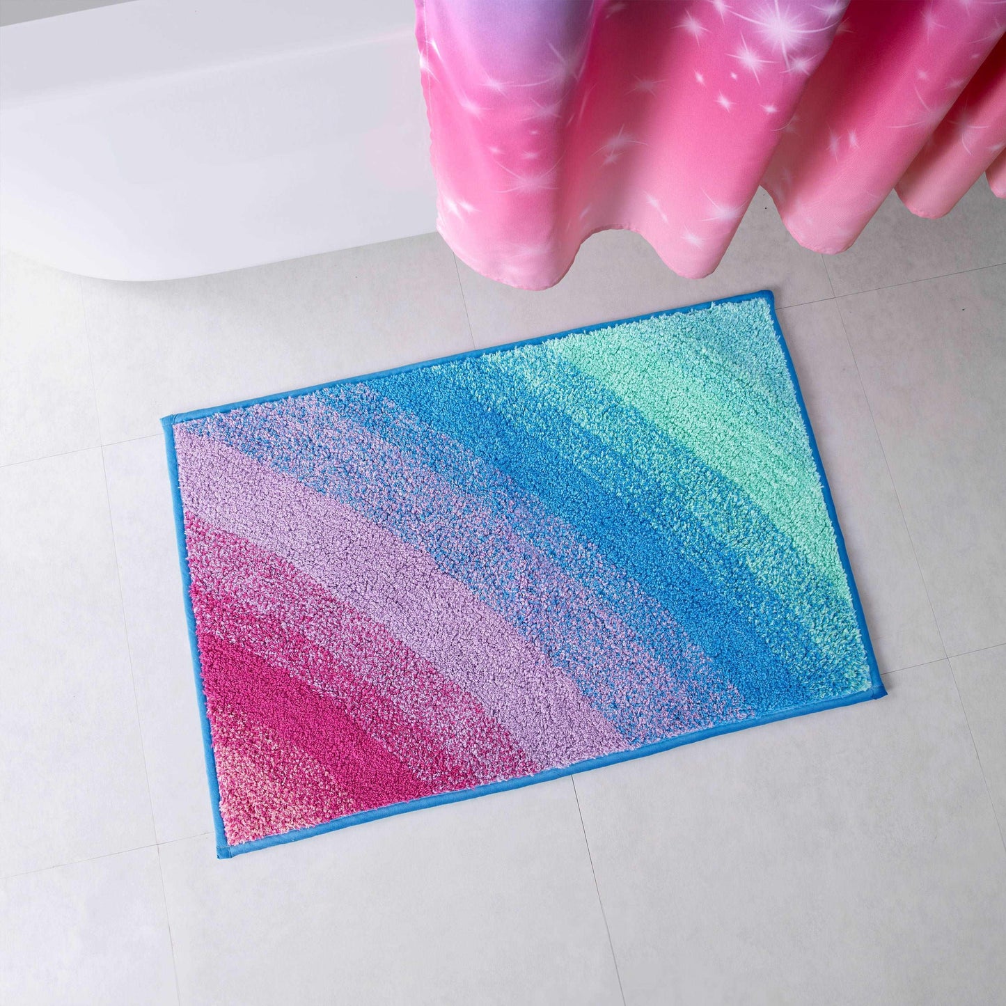 Tie Dye Sky Bath Rug 20"x30" - Allure Home Creation