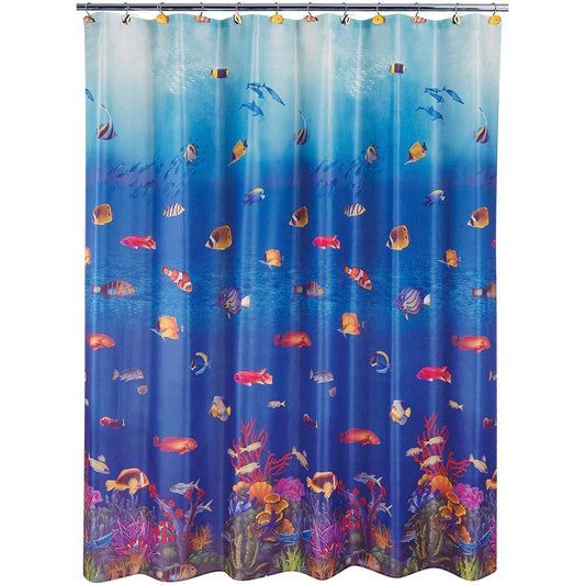 Under The Sea Fish Shower Curtain - Allure Home Creation