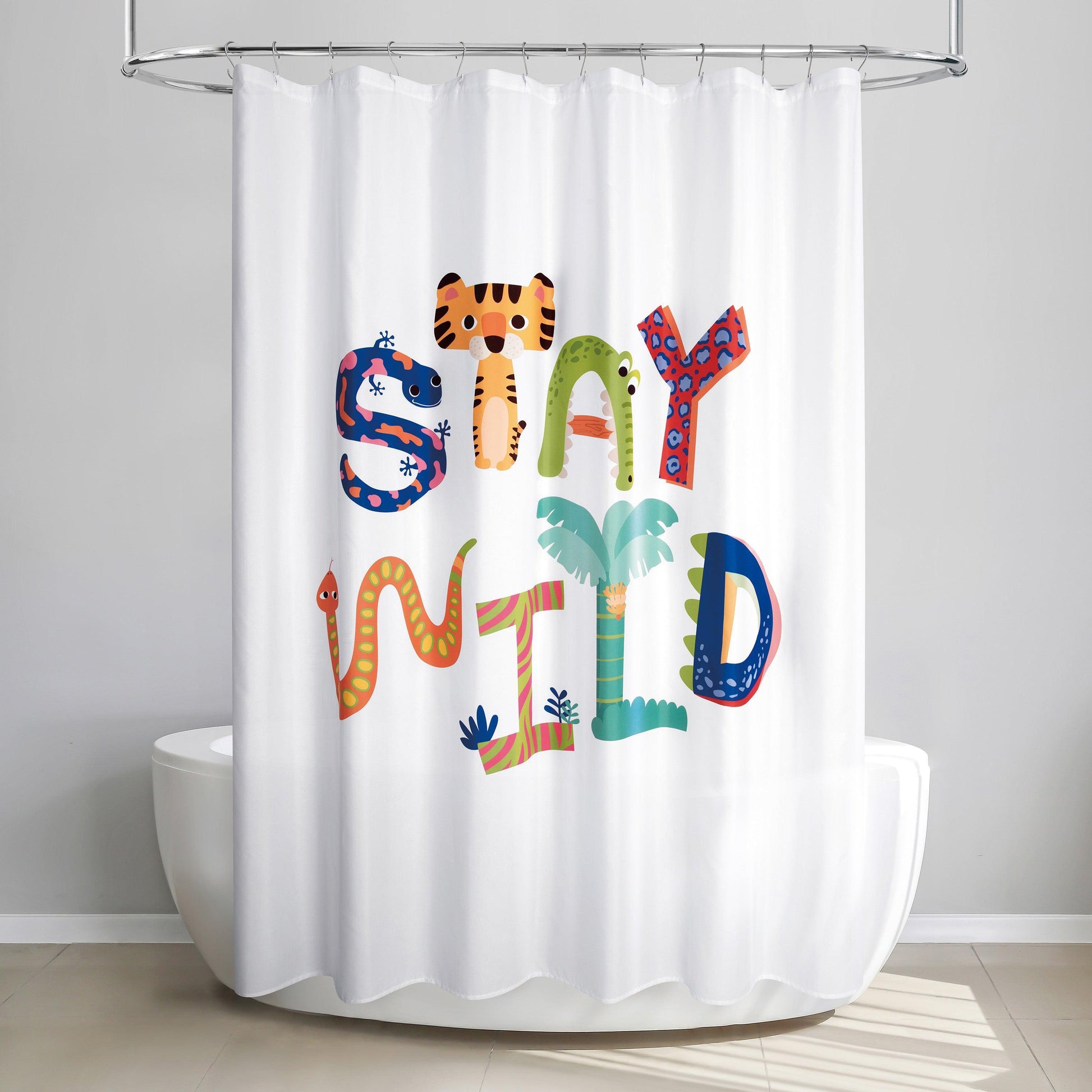 Wild Shower Curtain - Allure Home Creation