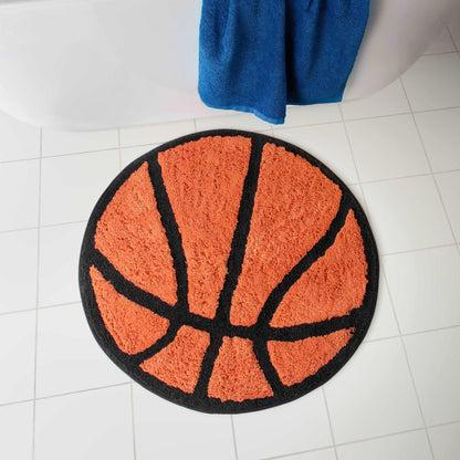 Basketball Bath Rug 28"x28" - Allure Home Creation