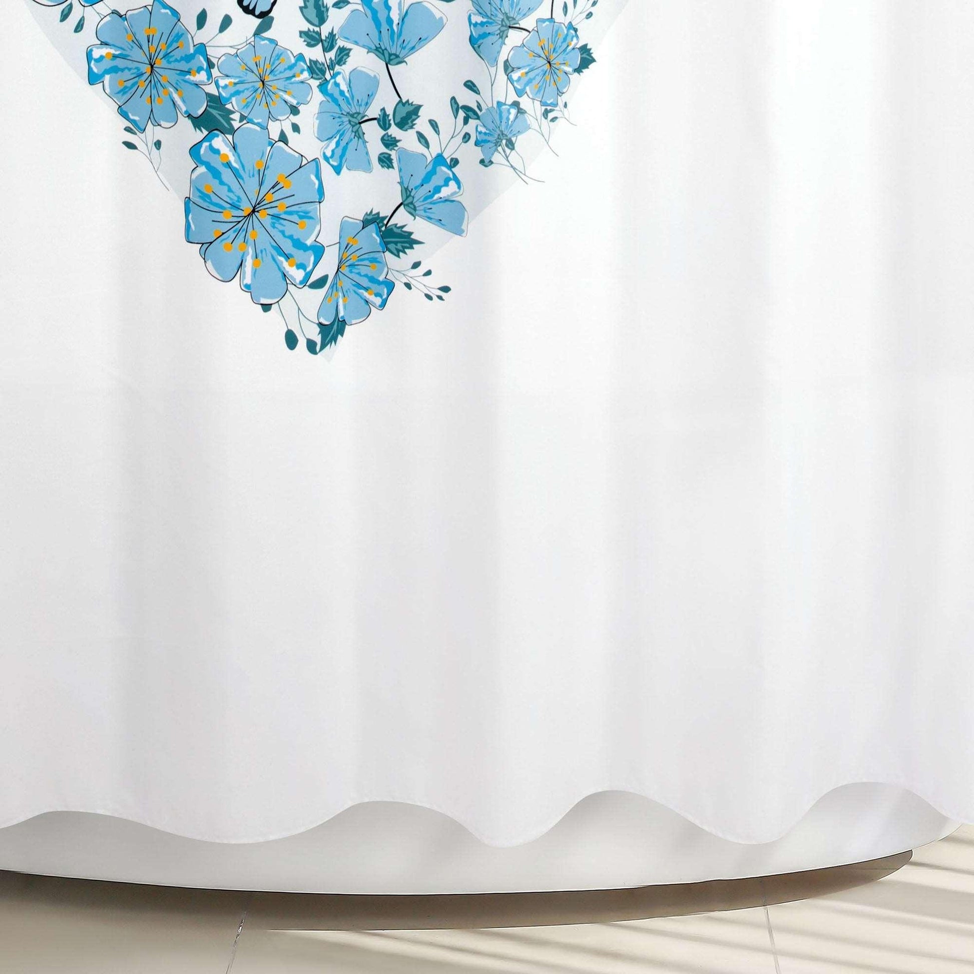 Butterfly Heart Shower Curtain - Allure Home Creation