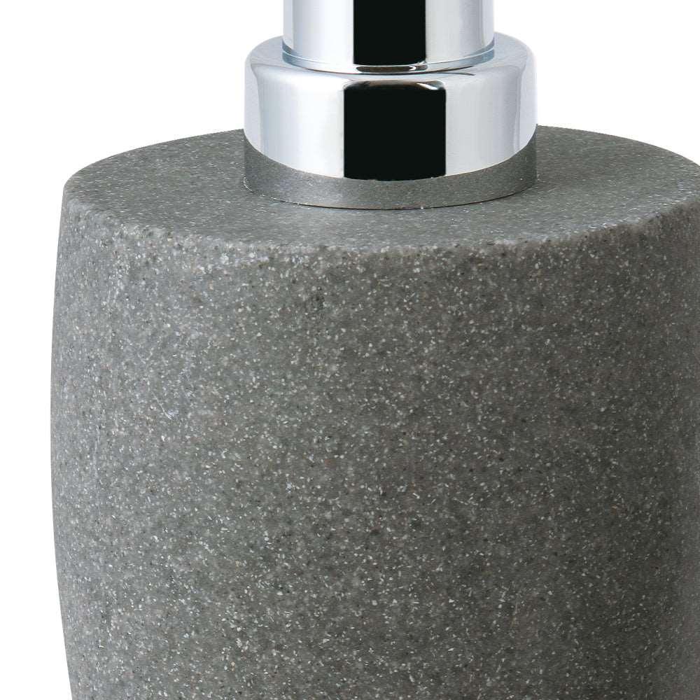 Charcoal Stone Grey 4-Piece Bathroom Accessory Set - Allure Home Creation