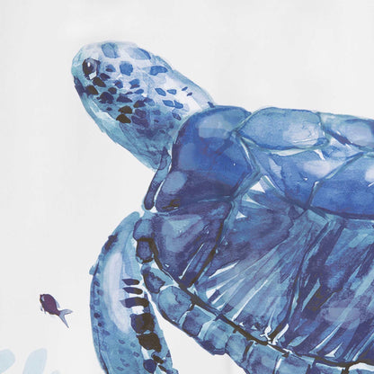 Deep Blue Sea Turtle Shower Curtain - Allure Home Creation