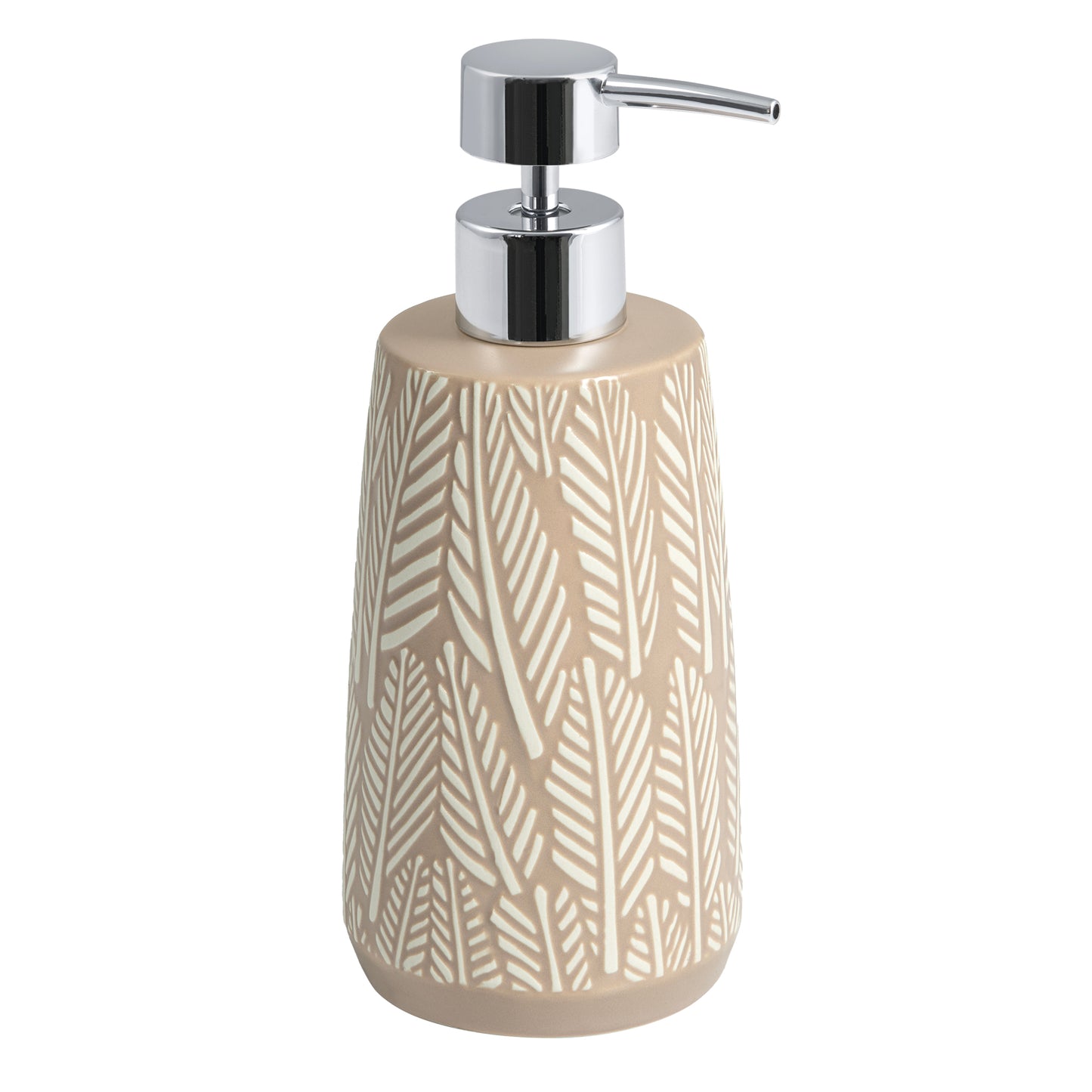 Embossed Leaf 3-Piece Bathroom Accessory Set