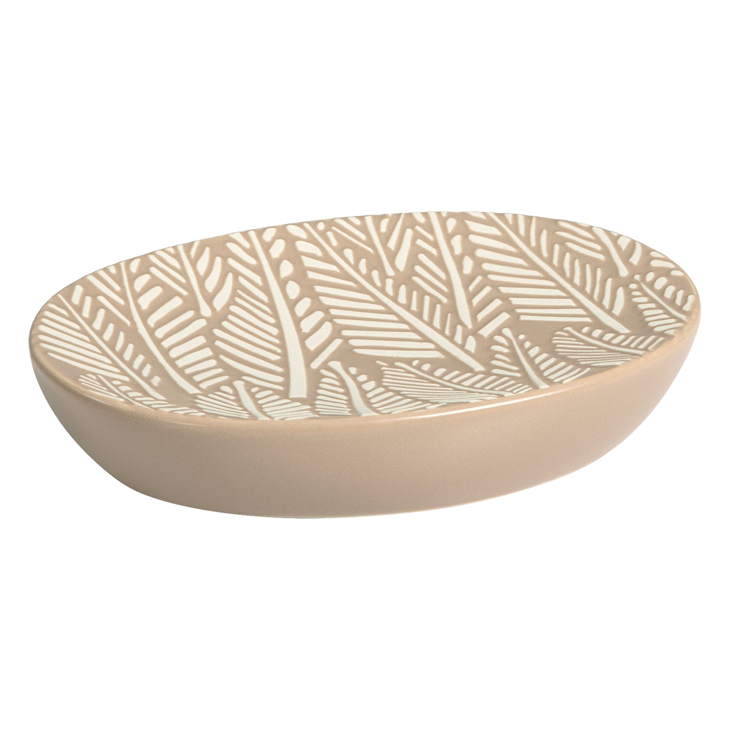 Embossed Leaf 3-Piece Bathroom Accessory Set