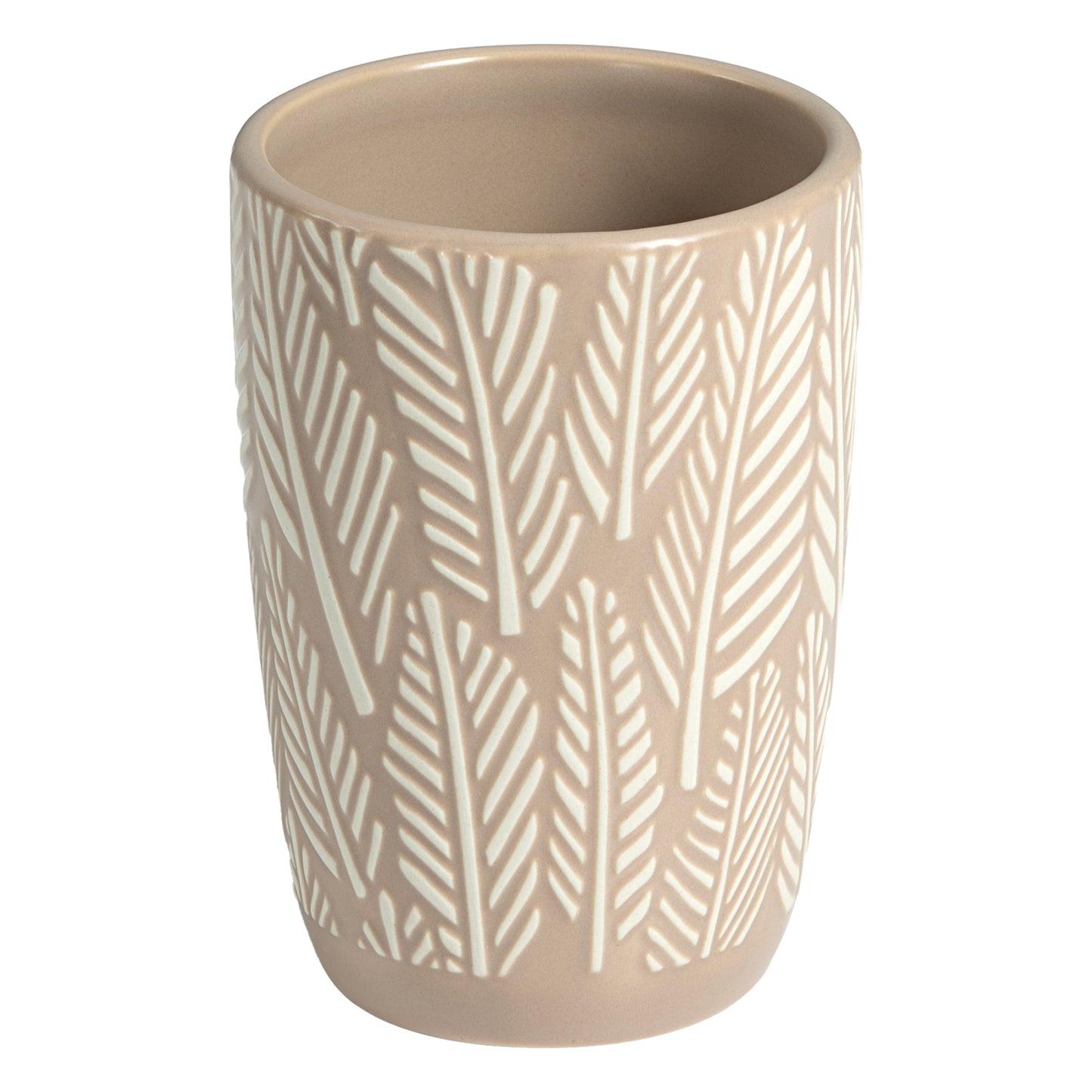 Embossed Leaf 3-Piece Bathroom Accessory Set