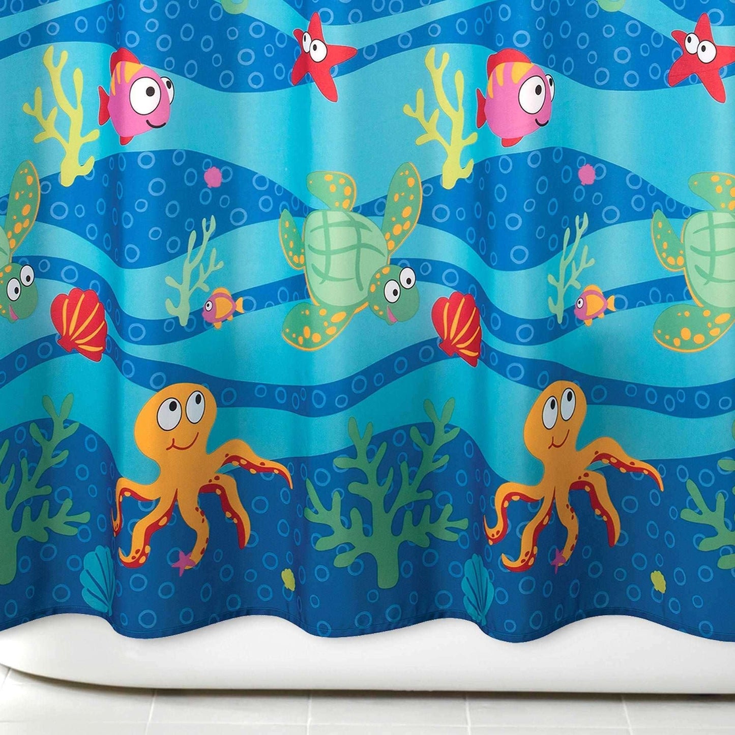 Fish Tails Shower Curtain - Allure Home Creation