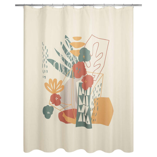Floral Collage Shower Curtain - Allure Home Creation