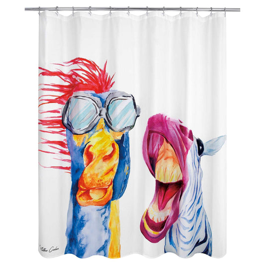 I Said Zebra Shower Curtain - Allure Home Creation