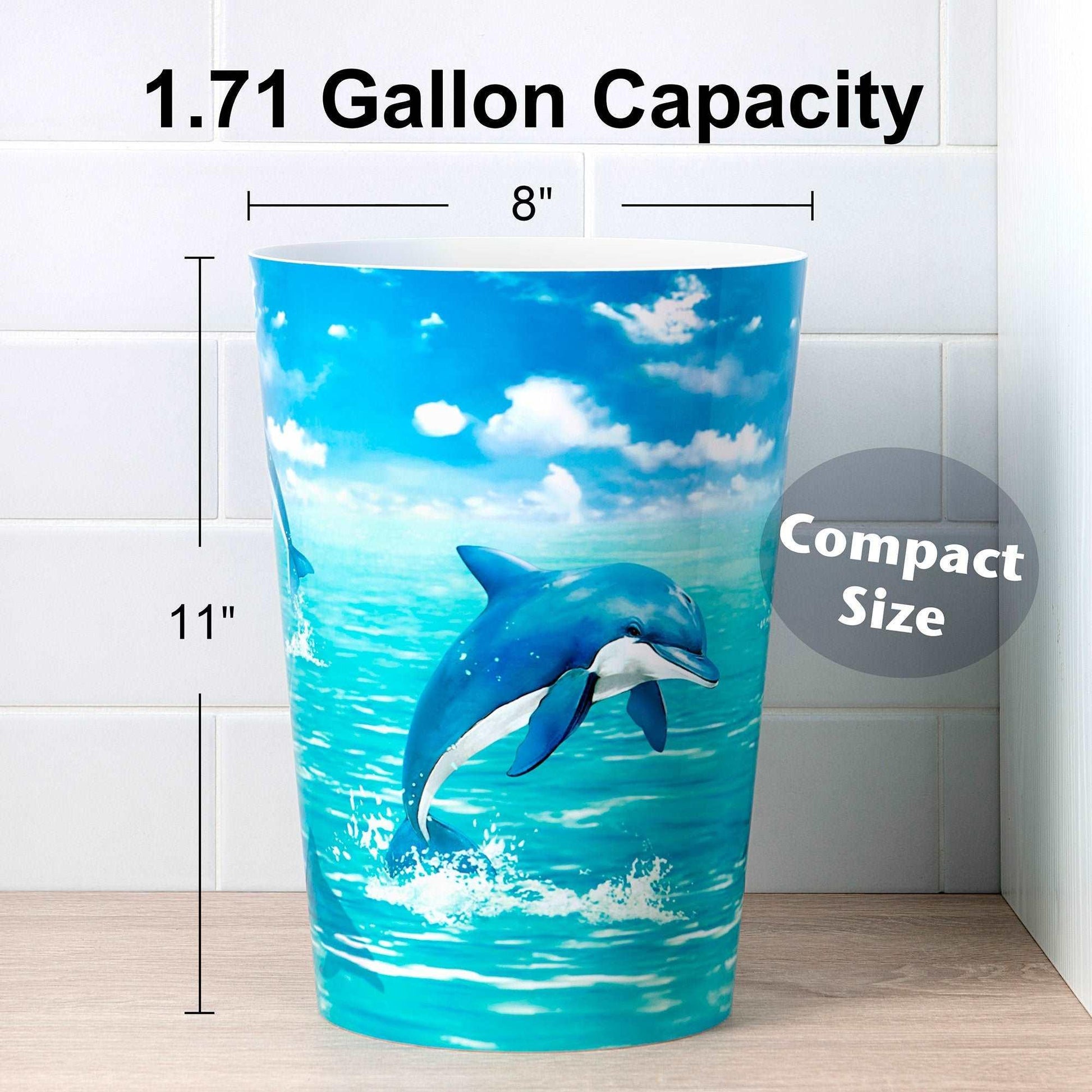 Jump for Joy Dolphin Wastebasket