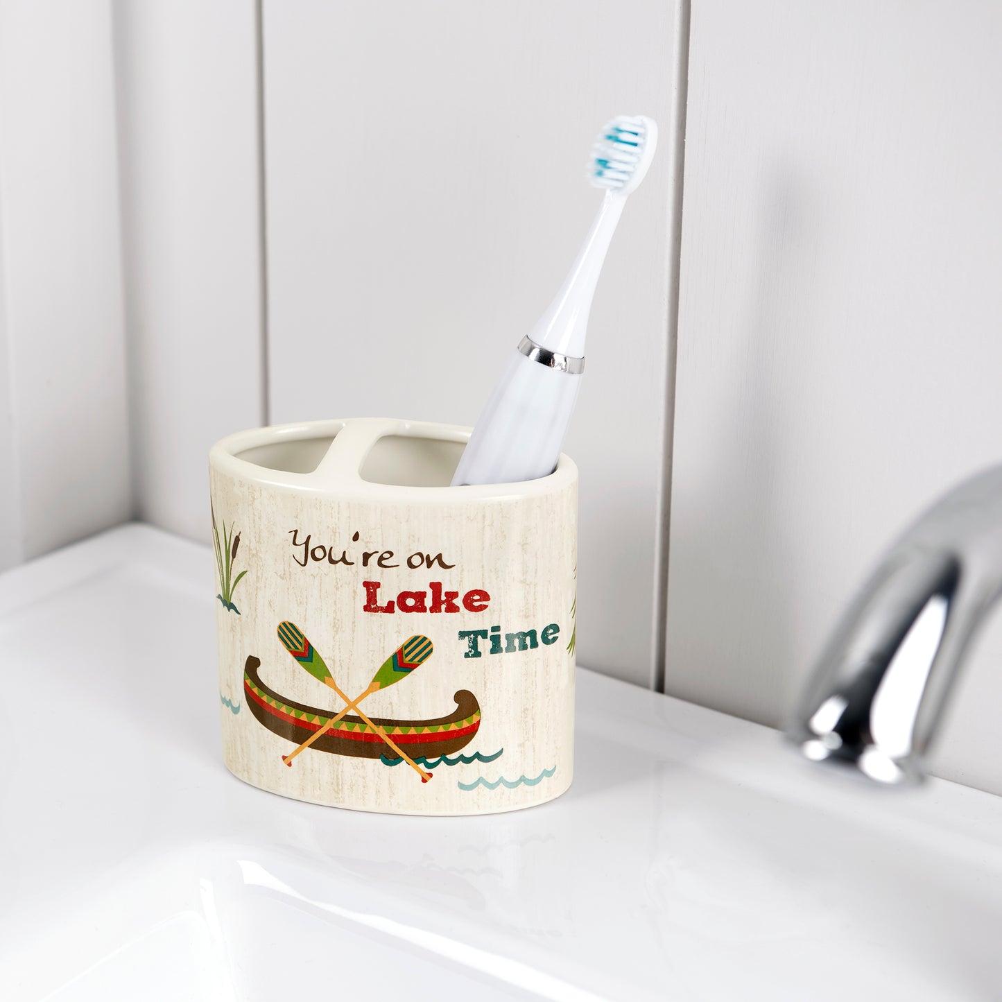 Lake Holiday 4-Piece Bathroom Accessory Set