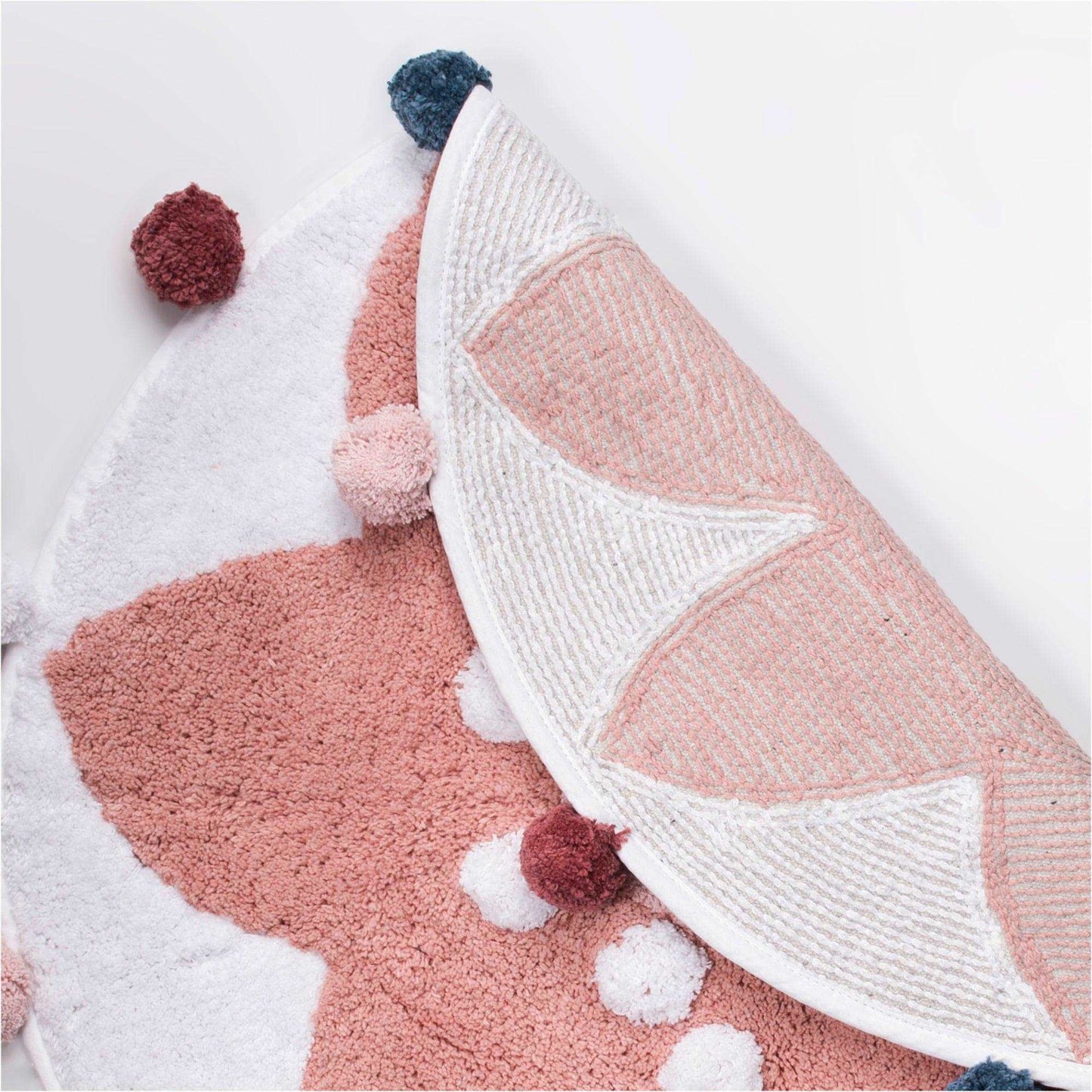 Summer Flower Bath Rug 24.5"x24.5" - Allure Home Creation