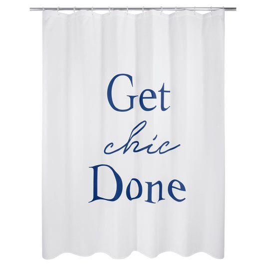Get Chic Done Shower Curtain - Allure Home Creation
