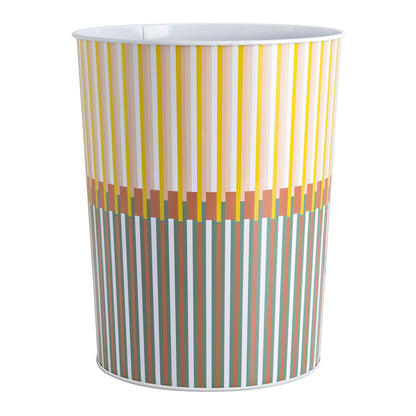 Market Stripe Wastebasket - Allure Home Creation