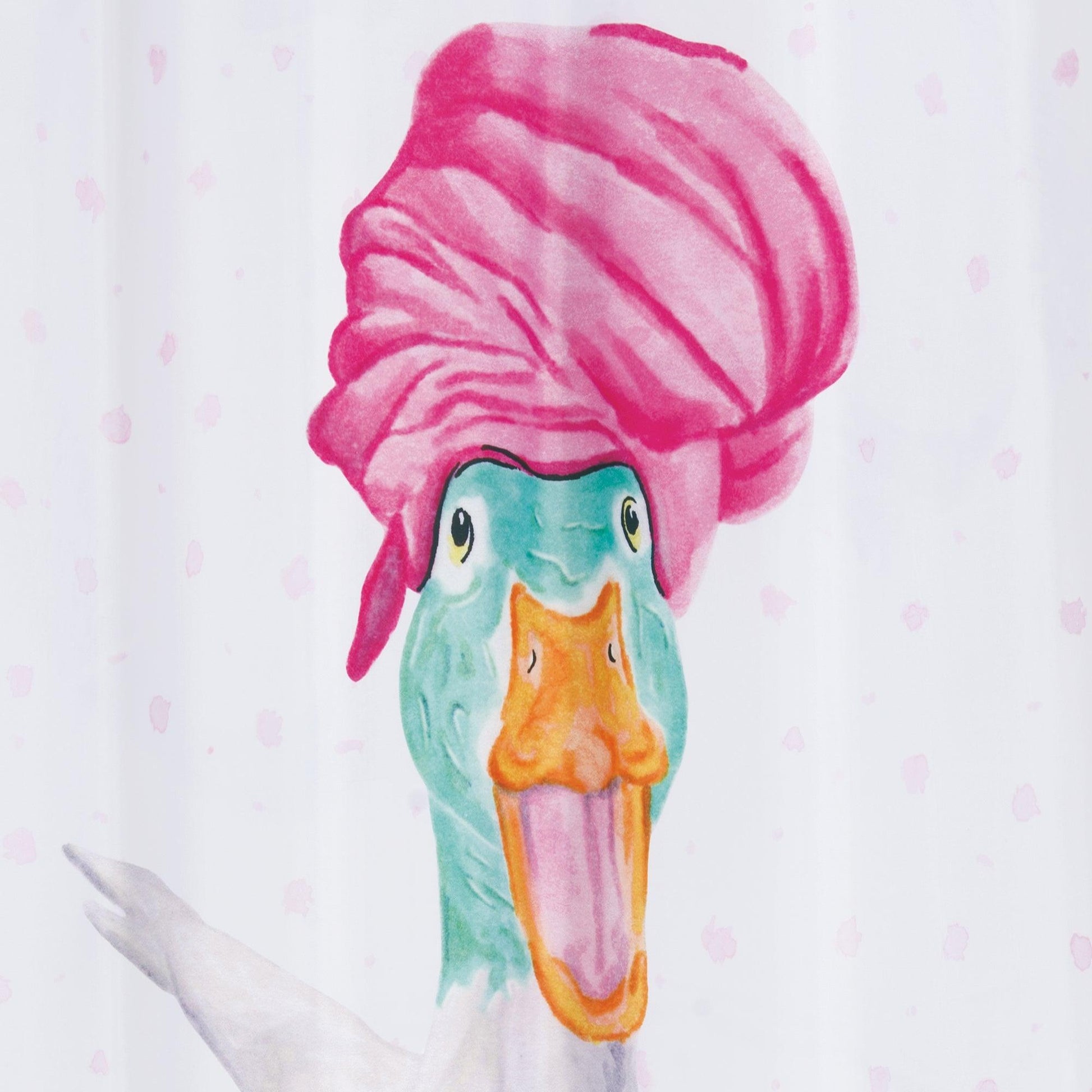 Mud Mask Duck Shower Curtain - Allure Home Creation