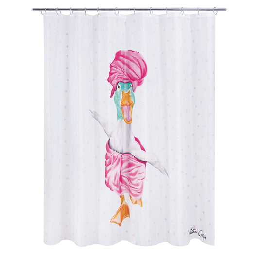 Mud Mask Duck Shower Curtain - Allure Home Creation