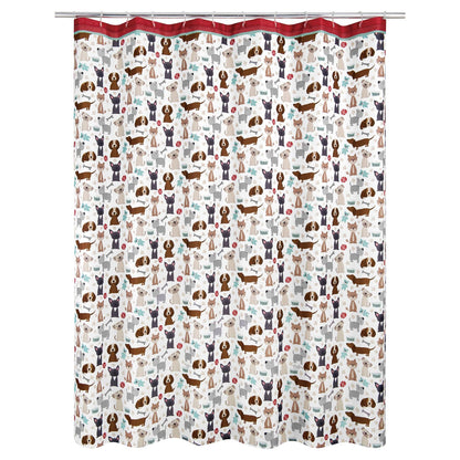Puppy Love Shower Curtain - Allure Home Creation