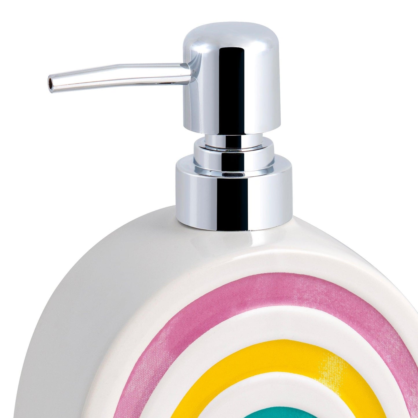 Rainbow Hearts 4-Piece Bathroom Accessory Set - Allure Home Creation