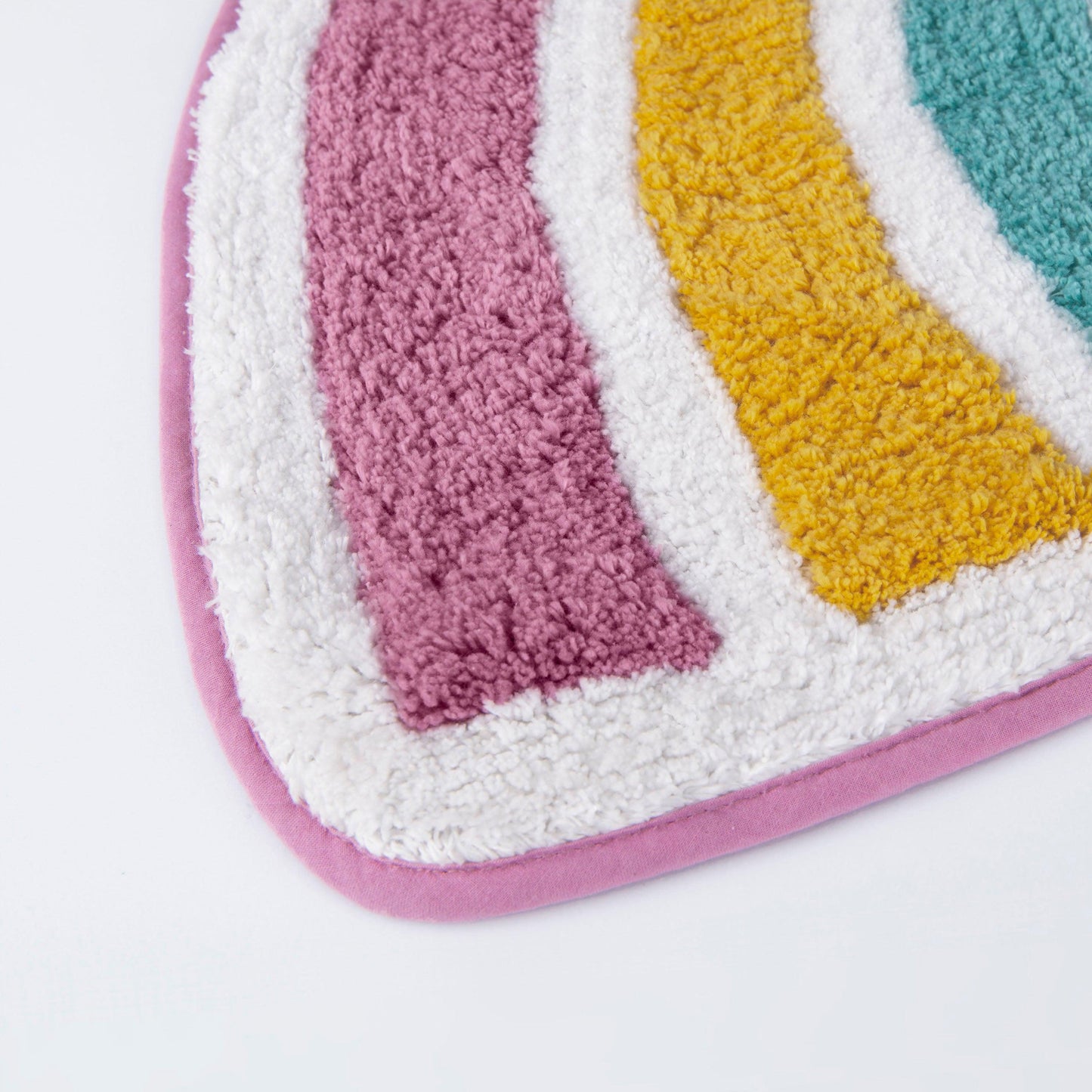 Rainbow Hearts Bath Rug 33”x22” - Allure Home Creation