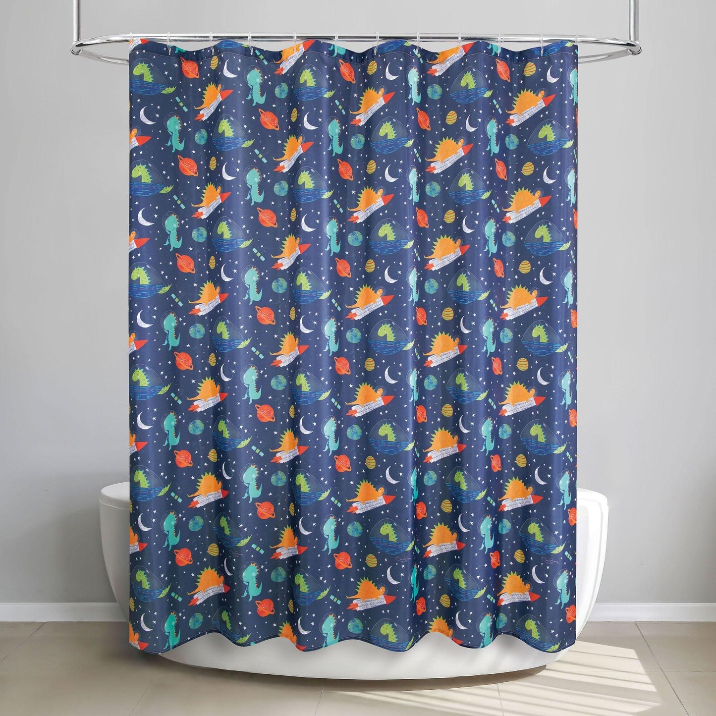 Space O Saurous Shower Curtain - Allure Home Creation