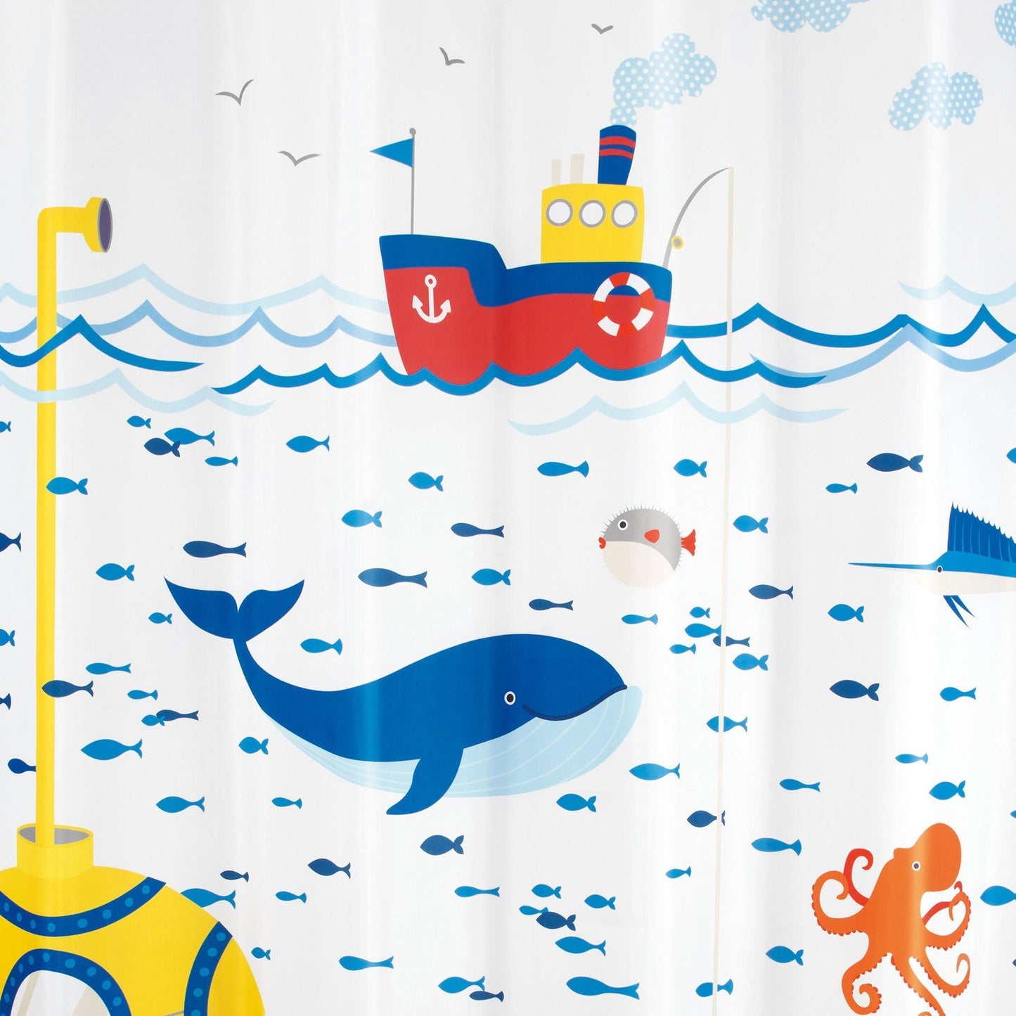 Submarine Shower Curtain - Allure Home Creation