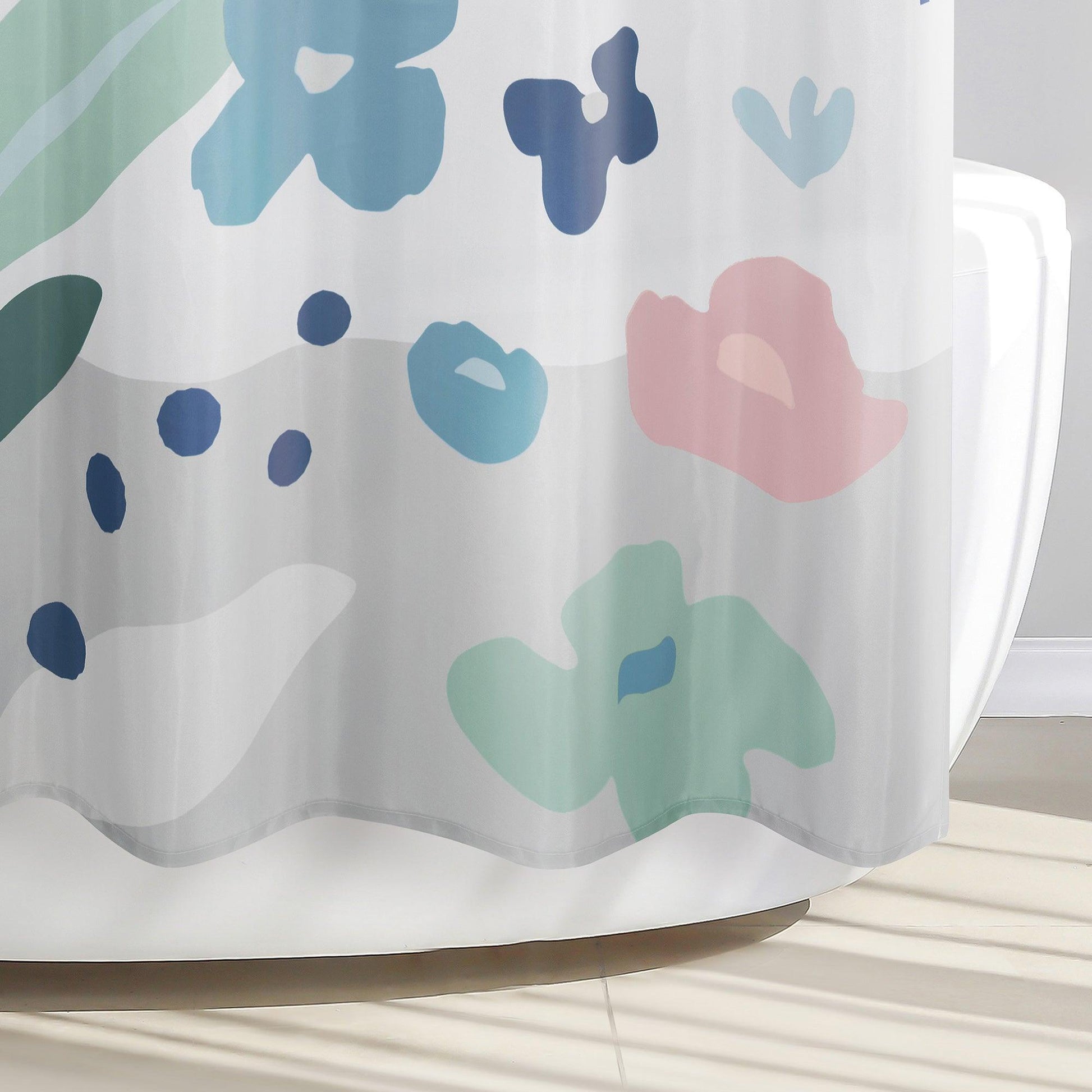 Summer Flower Shower Curtain - Allure Home Creation