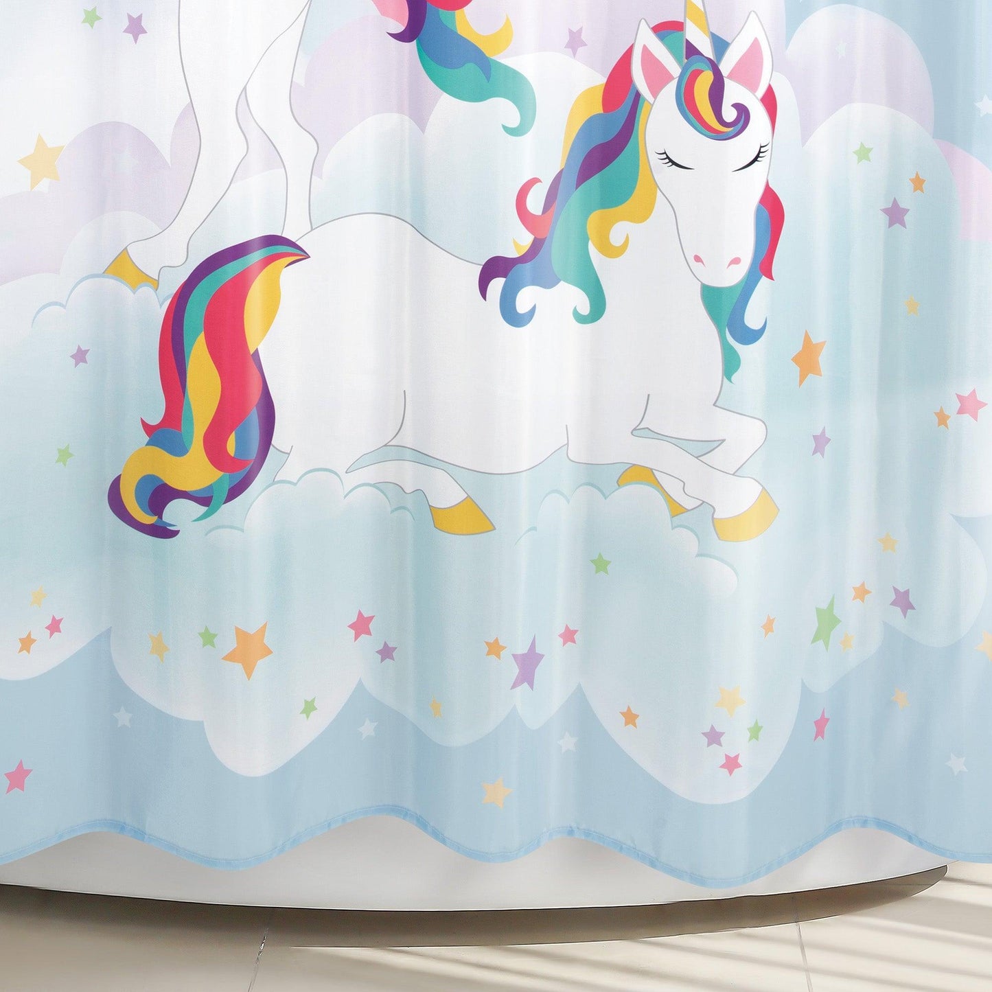 Unicorn & Rainbow Shower Curtain - Allure Home Creation