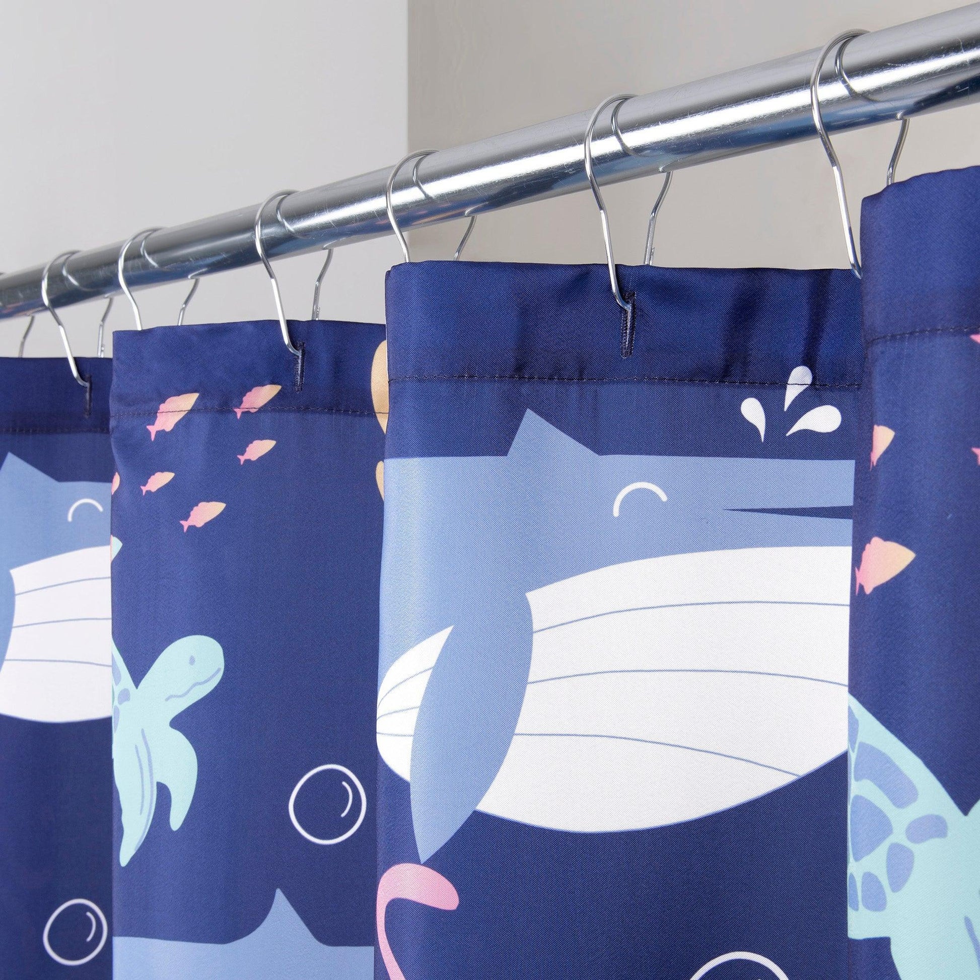 Whales Shower Curtain - Allure Home Creation