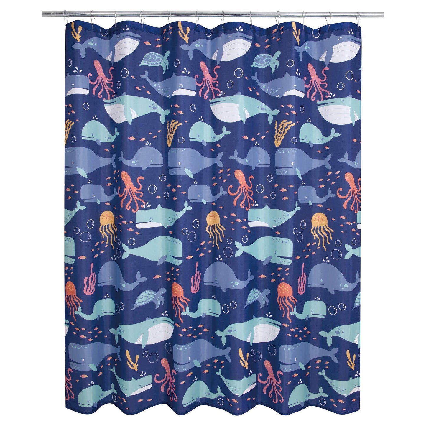 Whales Shower Curtain - Allure Home Creation