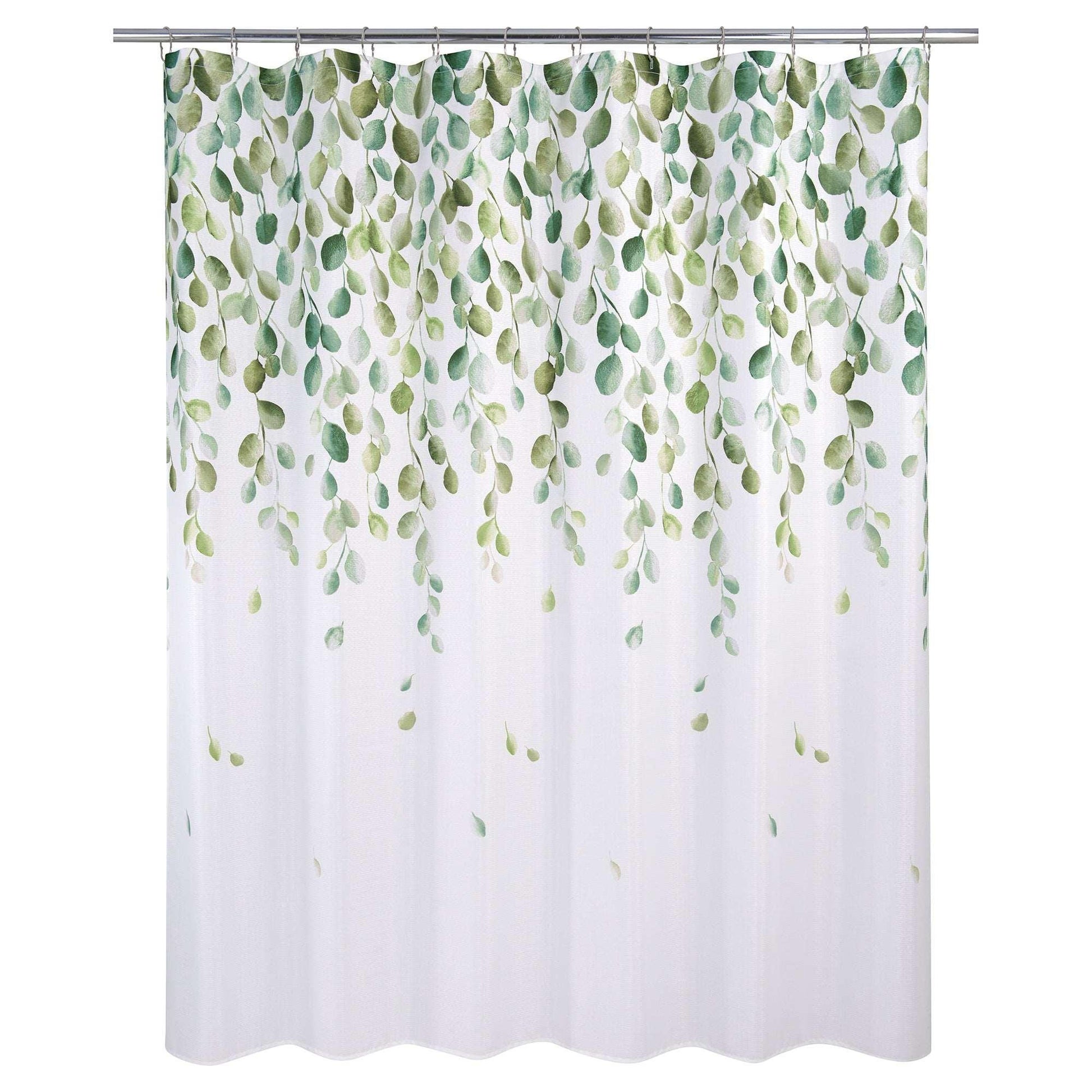 Cascade Green Leaf Vine Shower Curtain - Allure Home Creation