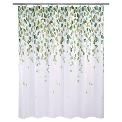 Cascade Green Leaf Vine Shower Curtain - Allure Home Creation