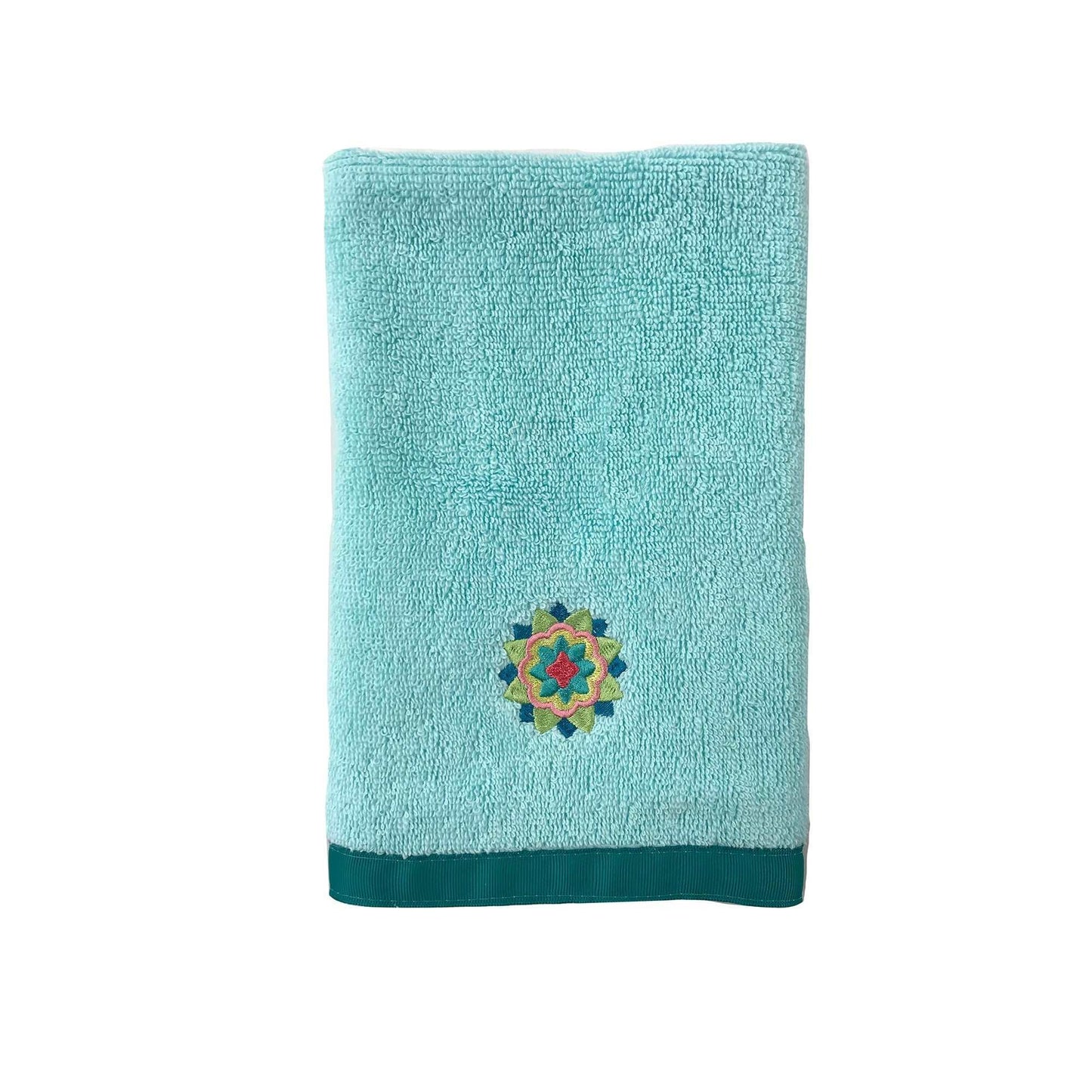 Ariel Medallion 3-Piece Cotton Embroidered Towel Set - Allure Home Creation