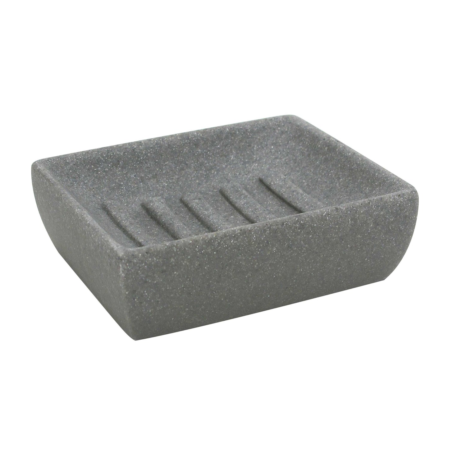 Charcoal Stone Grey Soap Dish - Allure Home Creation