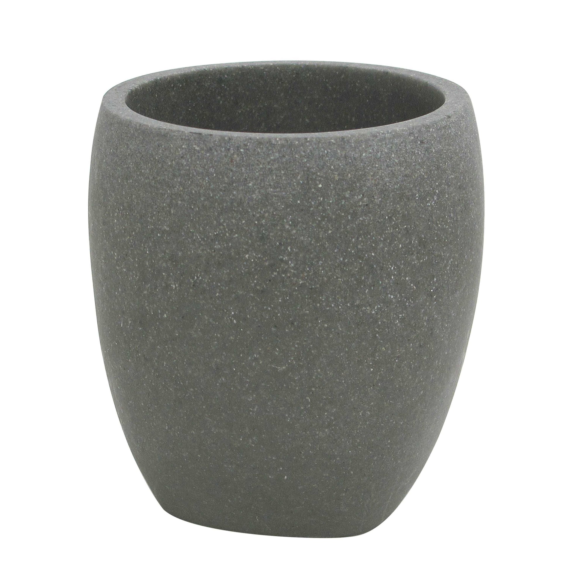 Charcoal Stone Grey Tumbler - Allure Home Creation