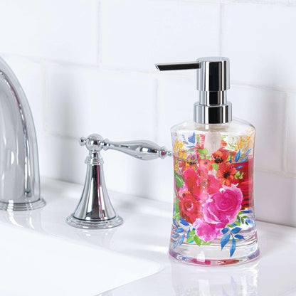 Floral Burst 3-Piece Bathroom Accessory Set - Allure Home Creation
