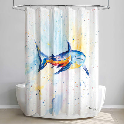 Fun Shark Shower Curtain - Allure Home Creation