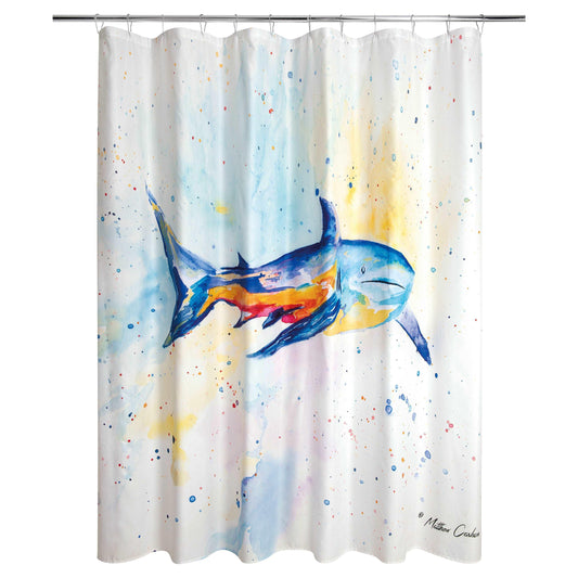 Fun Shark Shower Curtain - Allure Home Creation