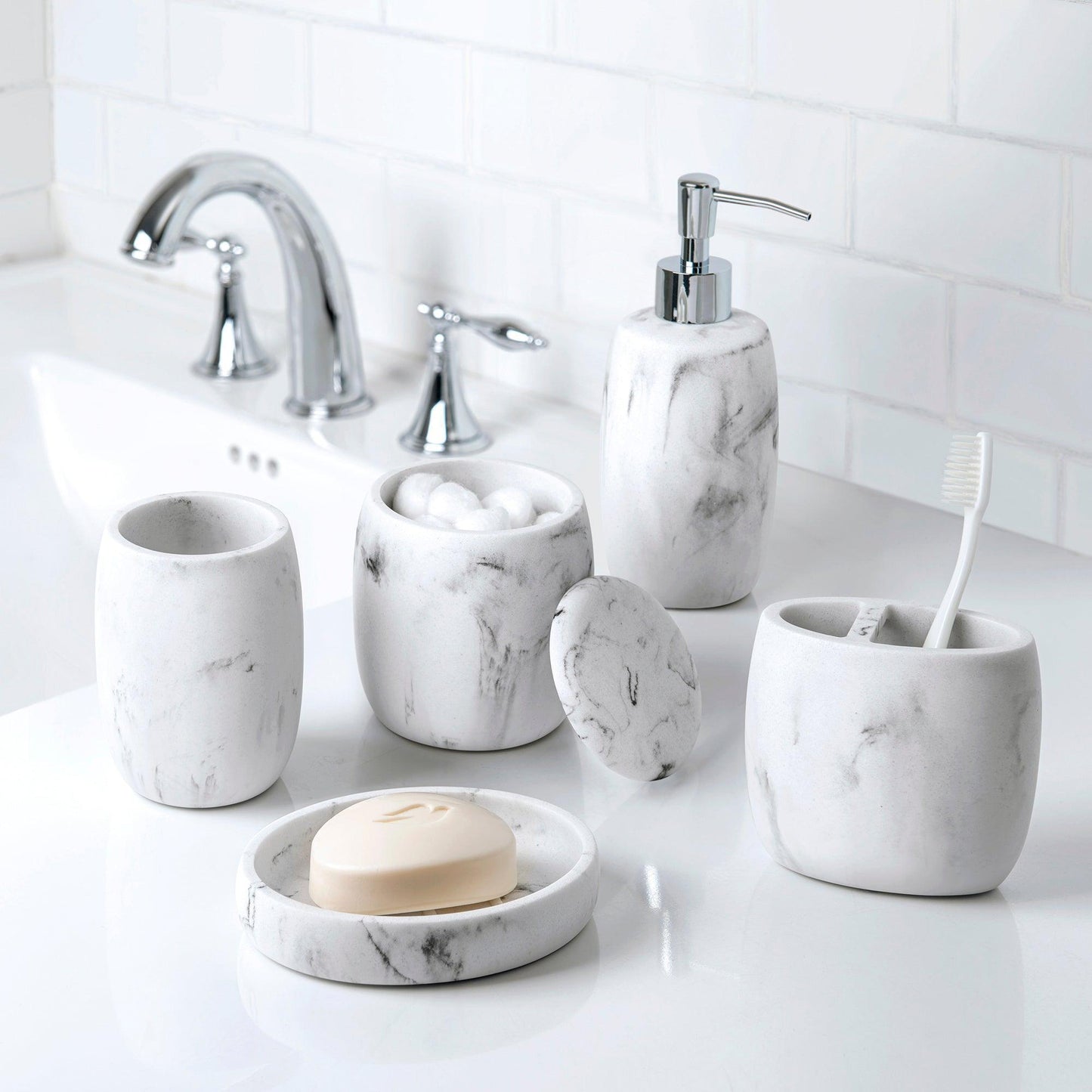 Legends 5-Piece Bathroom Accessory Set - Allure Home Creation