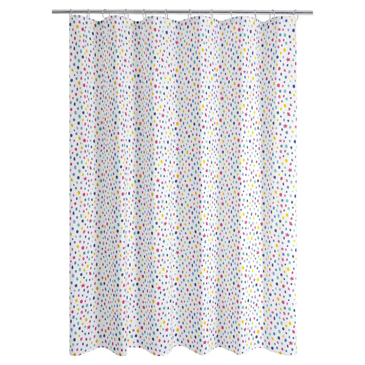 Multi Confetti Dot Shower Curtain - Allure Home Creation