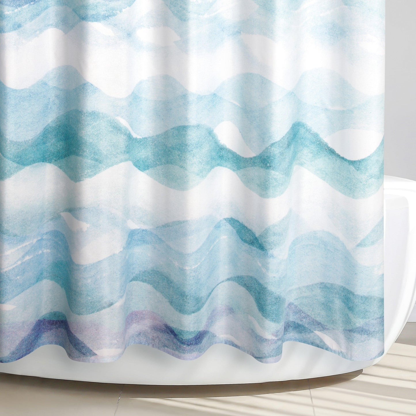 Roller Stripe Shower Curtain - Allure Home Creation