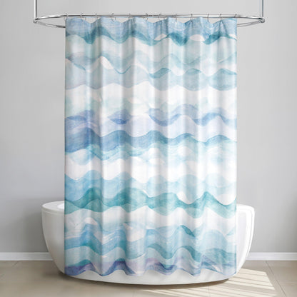 Roller Stripe Shower Curtain - Allure Home Creation