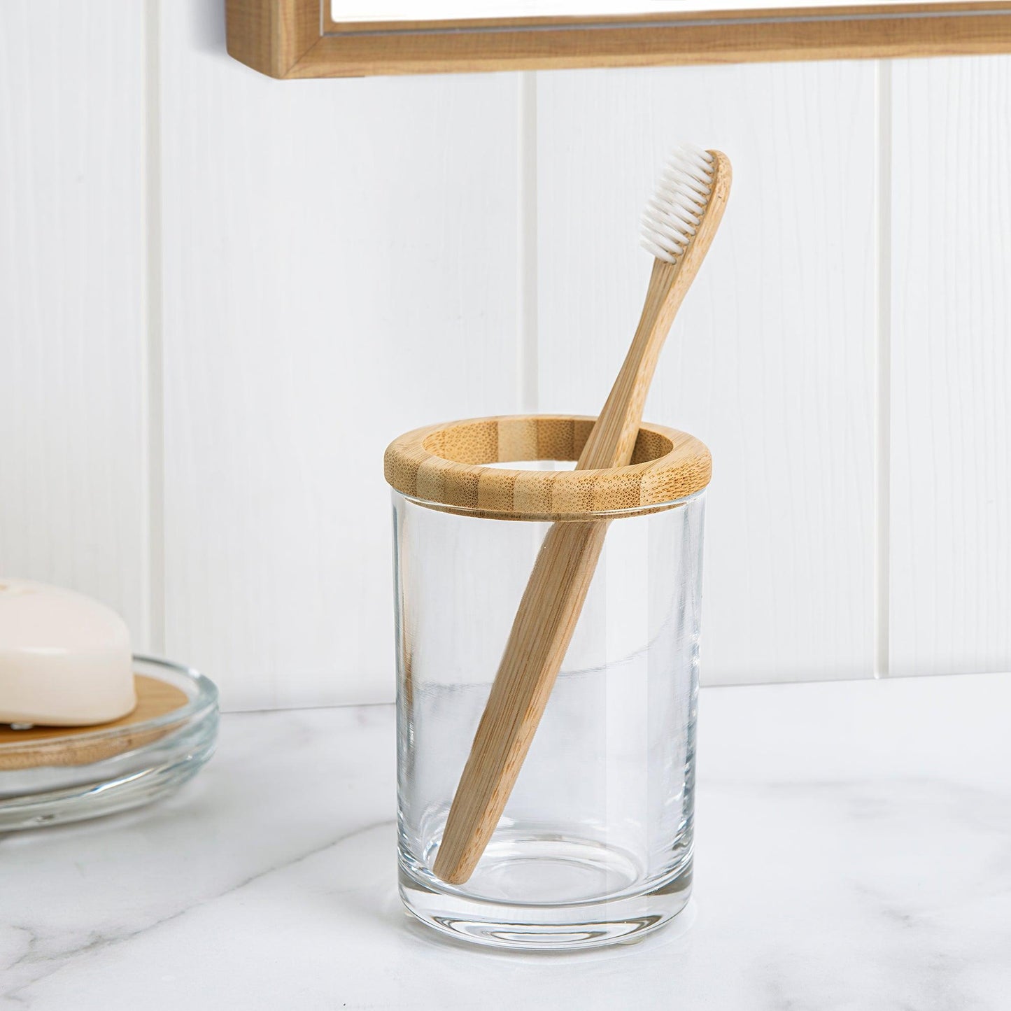 Spa Glass Toothbrush Holder - Allure Home Creation