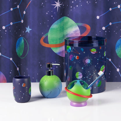 Starry Night 4-Piece Bathroom Accessory Set - Allure Home Creation