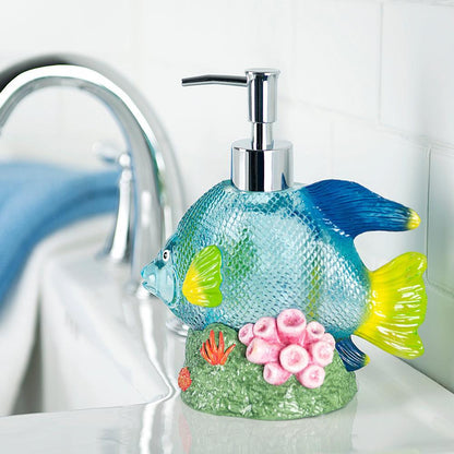 Under the Sea Resin 4-Piece Bathroom Accessory Set - Allure Home Creation