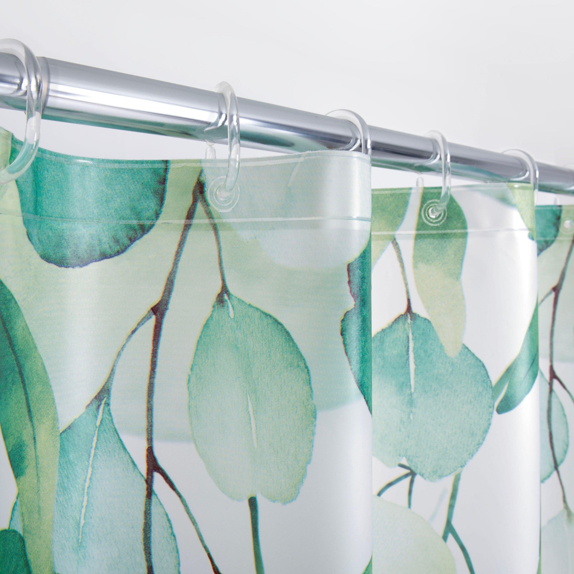 Vine & Leaf Botanical PEVA Shower Curtain - Allure Home Creation