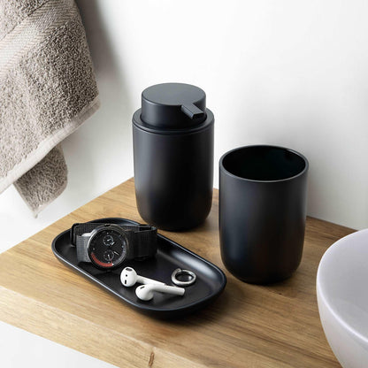 Aiello 3-Piece Solid Plastic Bathroom Accessory Set - Allure Home Creation