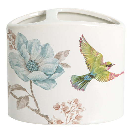 Birds and Botanicals Toothbrush Holder