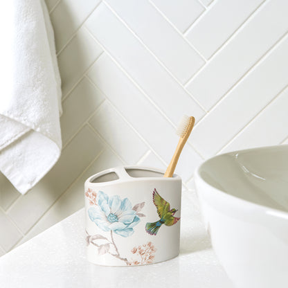 Birds and Botanicals Toothbrush Holder